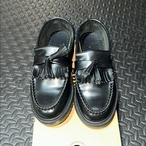 Dr. Martens Black Tassel Loafers